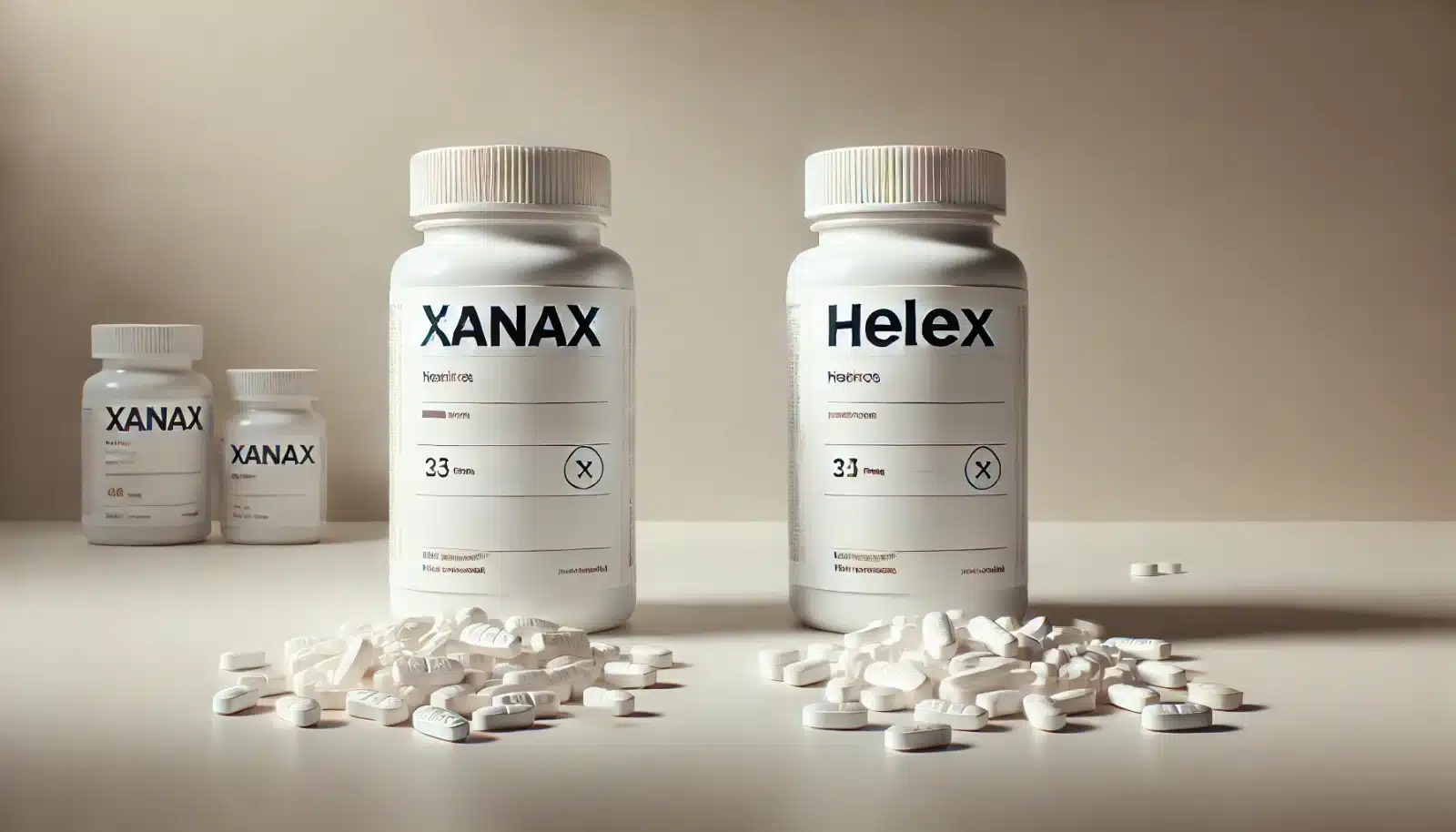 Helex vs Xanax: Usporedba učinkovitosti i nuspojava